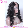 2015 Wholesale Human Hair Cheap U Part Wigs Unprocessed Peruvian Virgin Human Hair U Part Wig